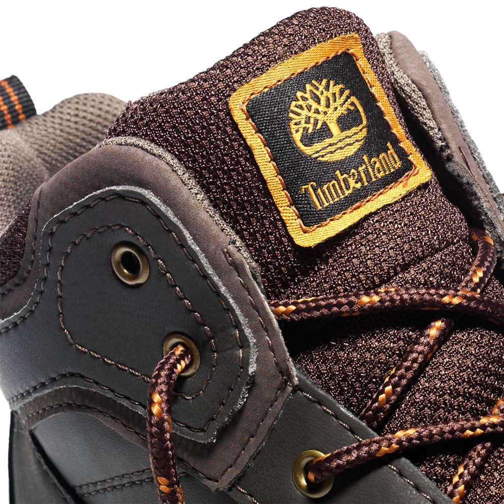 Timberland Παπούτσια Πεζοπορίας Παιδικα Βαθυ Καφε - Junior Mt. Maddsen Waterproof - Greece 9361257-O